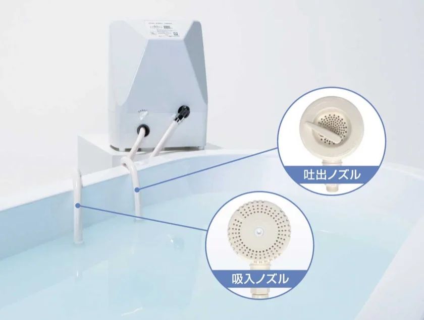 どこでもミラバス ポータブル(吐出ノズル・吸入ノズル)